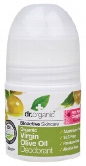 Dr. Organic Virgin Olive Oil Deodorant, 50ml