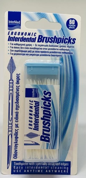 Intermed Toothpicks Οδοντογλυφίδες 60 Τεμάχια