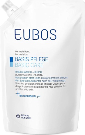 Eubos Normal Skin Basic Care Liquid Washing Emulsion Refill 400ml