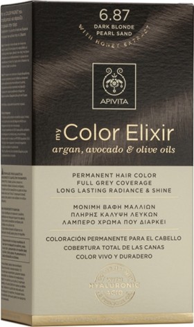 Apivita My Color Elixir Promo -20% N.6.87 Ξανθό Σκούρο Περλέ