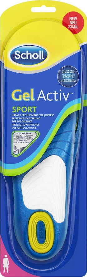 Scholl Gelactiv Sport Ανατομικοί Πάτοι Γυναικείοι, 2τμχ