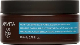 Apivita Moisturizing Hair Mask Μάσκα Ενυδάτωσης Μαλλιών Με Υαλουρονικό Οξύ και Αλόη 200ml
