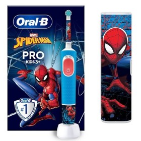 Oral-B Vitality Pro Kids Spiderman Ηλεκτρική Οδοντόβουρτσα 3 Ετών 1τεμάχιο & Θήκη Ταξιδιού