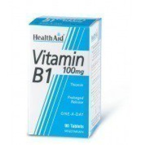 HEALTH AID Vitamin B1 (Thiamin HCl) 100mg tablets 90s