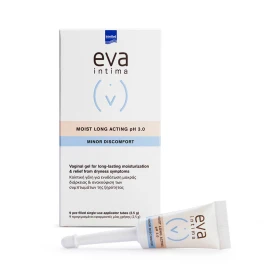Intermed Eva Intima Moist Long Acting pH 3 Gel Ενυδάτωσης με Χαμομήλι και Αλόη 9 x 2ml