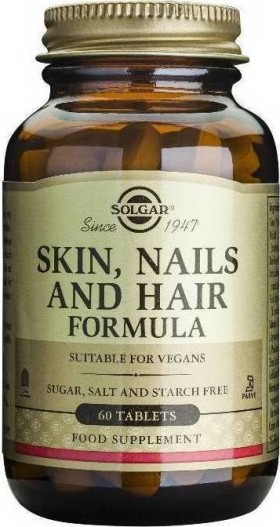 Solgar Skin, Nails & Hair  Φόρμουλα για Δέρμα, Νύχια & Μαλλιά 60 Tablets