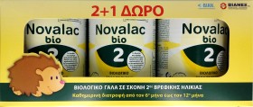 Novalac Γάλα σε Σκόνη Bio 2 6m+ 1200gr