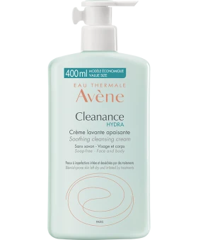 Avene Cleanance Hydra Creme Lavante Apaisante Κρέμα Καθαρισμού Προσώπου Για Δέρμα Υπό Ξηραντική Αγωγή 400ml