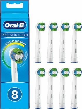 Oral-B Precision Clean CleanMaximiser XXL Pack Ανταλλακτικές Κεφαλές για Ηλεκτρική Οδοντόβουρτσα EB20RB 8τμχ
