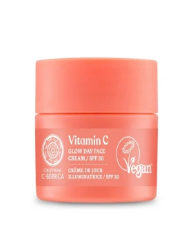 Natura Siberica C-Berrica SPF20 Face Cream Κρέμα Ημέρας Λάμψης Με Βιταμίνη C Για Όλους τους Τύπους Επιδερμίδας 50ml