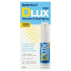 Better You DLUX 1000iu D3 Υπογλώσσιο Spray 15ml (100 Ψεκασμοί)