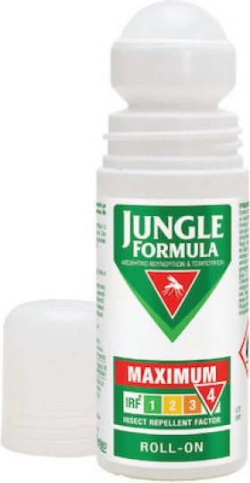 Omega Pharma Jungle Formula Maximum Εντομοαπωθητική Λοσιόν σε Roll On/Stick 50ml