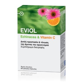 Eviol Echinacea & Vitamin C 60 Μαλακές Κάψουλες