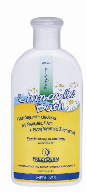 Frezyderm Baby Chamomile Bath Διάλυμα Καθαρισμού για Ευαίσθητη Επιδερμίδα 200ml