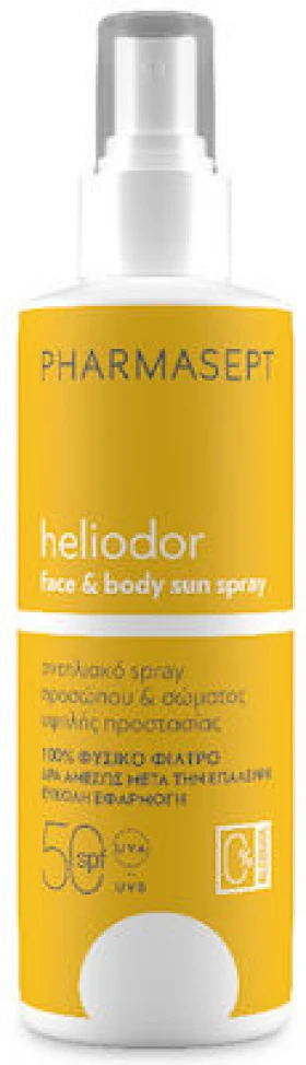 PPharmasept Heliodor Αντηλιακή Λοσιόν Προσώπου και Σώματος SPF50 σε Spray 165gr