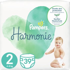 Pampers Πάνες με Αυτοκόλλητο Harmonie No. 2 για 4-8kg 39τμχ