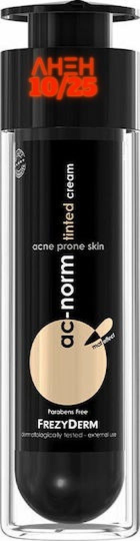 Frezyderm AC-Norm Tinted 24ωρη Ενυδατική Κρέμα Προσώπου με Χρώμα για Ευαίσθητες Επιδερμίδες κατά των Ατελειών & της Ακμής 50ml