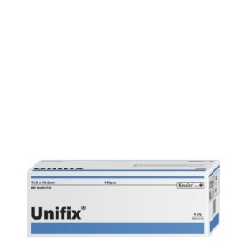 Kessler Unifix Μη Αποστειρωμένες Κομπρέσες Γάζας 10x10cm 8PLY 100τεμ