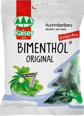 Kaiser Bimenthol Καραμέλες για το Λαιμό με Μέντα - Ευκάλυπτο 60gr