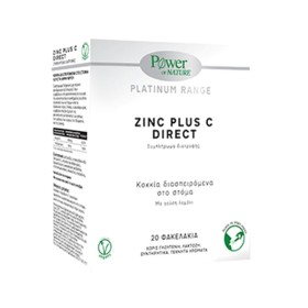 Power Health Platinum Zinc Plus C 500mg Direct 20 sticks