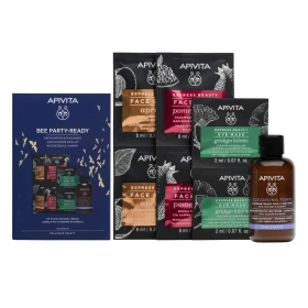 Apivita Promo Bee Party-Ready Express Masks & Mini Cleansing Foam 75ml!
