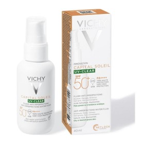 Vichy - Capital Soleil UV-Clear SPF50+ Λεπτόρρευστο Αντηλιακό κατά της Λιπαρότητας και των Ατελειών 40ml
