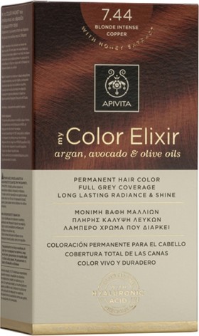 Apivita My Color Elixir Promo -20% N.7.44 Ξανθό Έντονο Χάλκινο