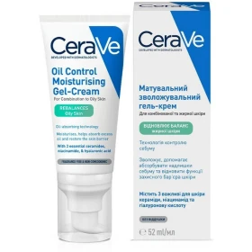 CeraVe Oil Control Gel Λαιμού Ημέρας με Υαλουρονικό Οξύ & Ceramides 52ml