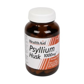 Health Aid Psyllium Husk 1000mg Συμπλήρωμα Διατροφής με Ψύλλιο για Ομαλή Λειτουργία του Εντέρου 60 Κάψουλες