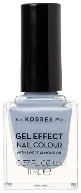 Korres Gel Effect Gloss Βερνίκι Νυχιών Μακράς Διαρκείας 38 Salt Water 11ml