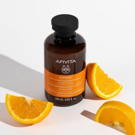 Apivita Shine & Revitalizing Orange Honey Σαμπουάν για Λάμψη για Όλους τους Τύπους Μαλλιών 250ml !