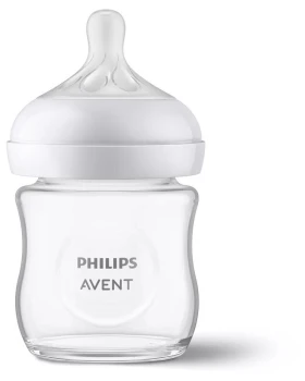 Avent Γυάλινο Mπιμπερό Natural Response 0M+ 120ML