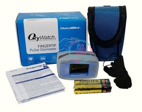 ChoiceMMed OxyWatch Ηλεκτρονικό Παλμικό Oξύμετρο, 1 Τεμάχιο + Μπαταρίες