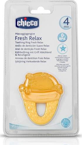 Chicco Fresh relax Δροσιστικός κρίκος οδοντοφυΐας 4m+ παγωτό