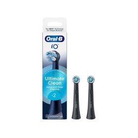 Oral-B iO Ultimate Clean Ανταλλακτικές Κεφαλές για Ηλεκτρική Οδοντόβουρτσα Black 2τμχ