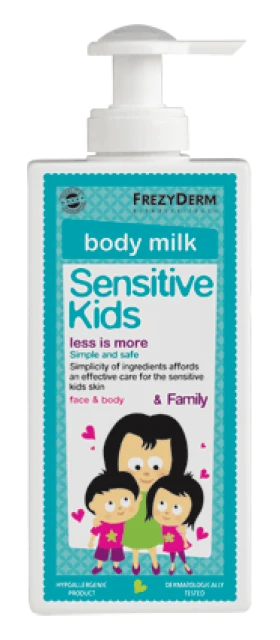 Frezyderm Sensitive Kids Face Body Milk Ενυδατικό Γαλάκτωμα για Πρόσωπο - Σώμα 200ml