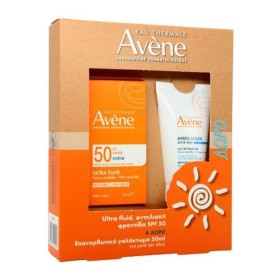 Avene Promo Ultra Fluid Invisible Blue Light Spf50 Αντηλιακή Κρέμα Προσώπου 50ml & After Sun 50ml