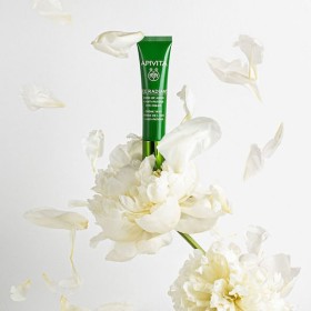 Apivita Bee Radiant White Peony & Patented Propolis Αντιγηραντική Κρέμα Ματιών κατά των Μαύρων Κύκλων με Υαλουρονικό Οξύ 15ml