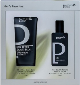 Panthenol Extra Promo Men’s Favorites Men Eau de Toilette Ανδρικό Άρωμα 50ml & Men After Shave Balm Ενυδατικό Ανδρικό Balm Για Μετά Το Ξύρισμα 75ml
