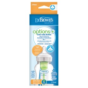 Dr Brown’s Μπιμπερό Πλαστικό Options Κατά Των Κολικών 270ml 1 Τεμάχιο