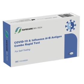Safecare Influenza A+B & Antigen Covid-19 Combo Rapid Test!