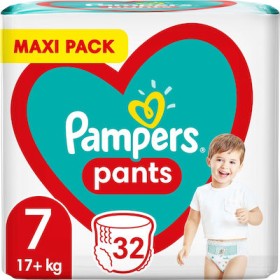 Pampers Πάνες Βρακάκι Pants No. 7 για 17+kg 32τμχ