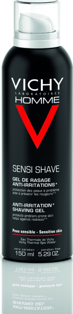 Vichy Homme Αnti Irritation Shaving Gel Ξυρίσματος Κατά των Ερεθισμών 150ml