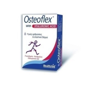 Health Aid Osteoflex Hyaluronic Συμπλήρωμα Διατροφής με Γλυκοζαμίνη, Χονδροϊτίνη & Υαλουρονικό Οξύ για Οστεοαρθρίτιδα & Υγιή Συνδετικό Ιστό 60 Ταμπλέτες