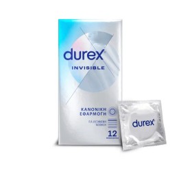 Durex Προφυλακτικά Invisible 56mm Λεπτά 12τμχ