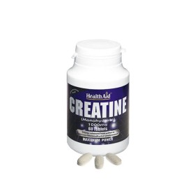 Health Aid Creatine 1000mg Συμπλήρωμα Διατροφής με Κρεατίνη για Ενίσχυση της Μυικής Μάζας 60 Ταμπλέτες
