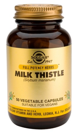 Solgar Milk Thistle 50 Φυτικές Κάψουλες