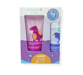 Helenvita PROMO Baby Nappy Rash Cream Κρέμα Για Την Αλλαγή Πάνας 150ml - All Over Cleanser Υγρό Καθαρισμού Για Σώμα - Μαλλιά 50ml