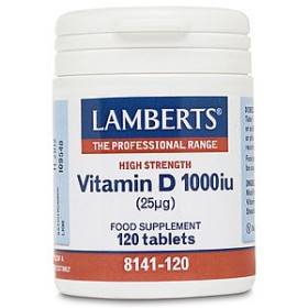 Lamberts Vitamin D 1000iu (25μg) 120 Tablets