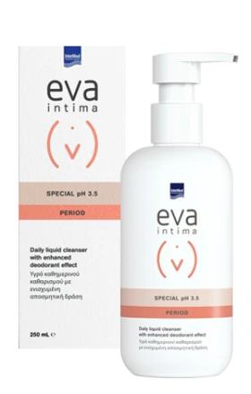 Intermed Eva Intima Wash Special PH3.5 Period Υγρό Καθαρισμού Ευαίσθητης Περιοχής 250ml
